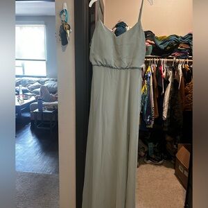 Birdy Grey Gwennie Bridesmaid Dress Sage Chiffon